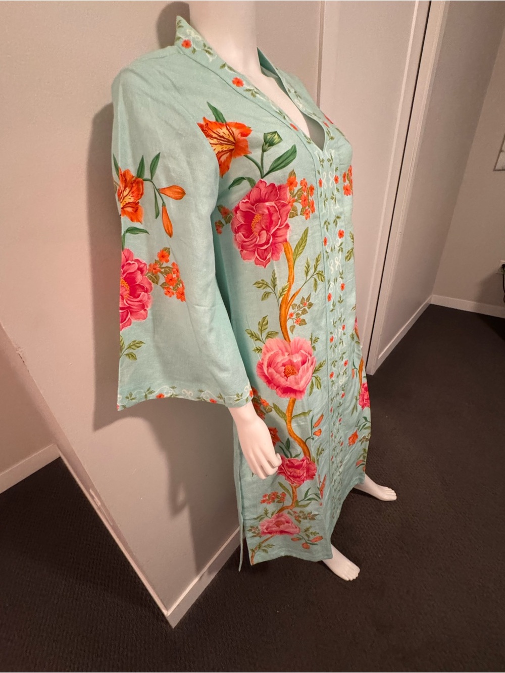 Verandah Linen Tunic Dress - NWT! - Picture 4 of 6